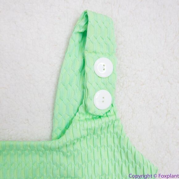 NEW Seea x Free People Georgia bikini top, green, S - Picture 10 of 15